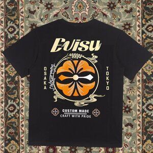 Evisu Men's Black Short Sleeve